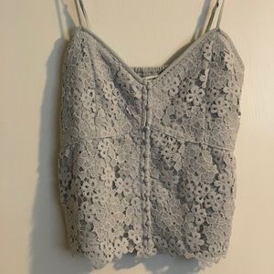 Abercrombie & Fitch light blue tank top